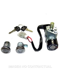 KIT CONTACTO, SILLIN Y GUANTERA HONDA SCOOPY 50