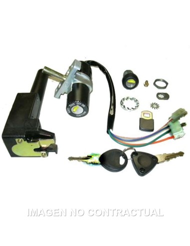 KIT CONTACTO, SILLIN Y GUANTERA APRILIA SR 50 LC-AC