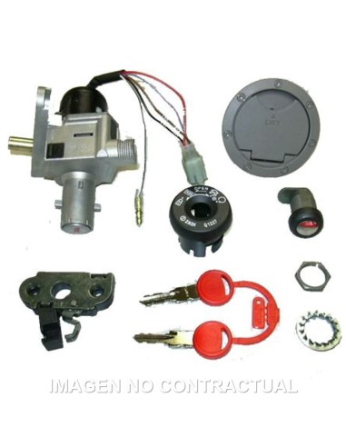 KIT CONTACTO, SILLIN, GUANTERA Y DEPOSITO YAMAHA 50 AEROX