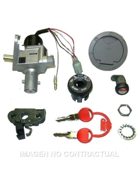 KIT CONTACTO, SILLIN, GUANTERA Y DEPOSITO YAMAHA 50 AEROX