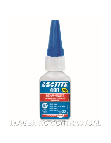LOCTITE 401 20G ADHESIVO INSTANTANEO USO GENERAL