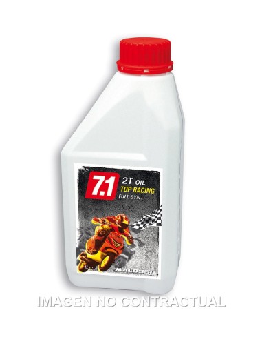 ACEITE MALOSSI 7.1 2T OIL TOP RACING FULL SYNT (SAE40) ENVAS