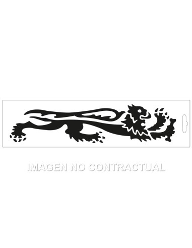ADHESIVO LEON MALOSSI NEGRO DERECHO 16,60 CM