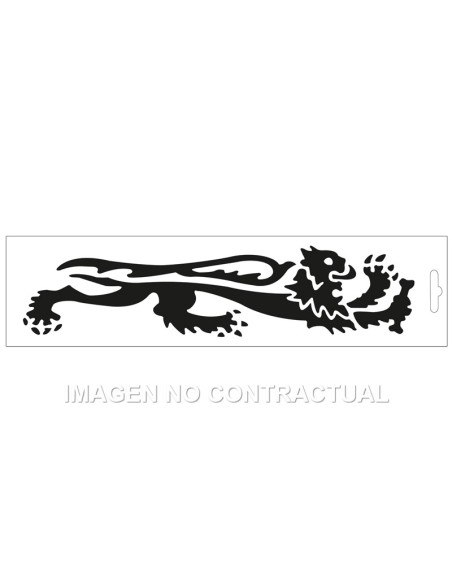 ADHESIVO LEON MALOSSI NEGRO DERECHO 16,60 CM