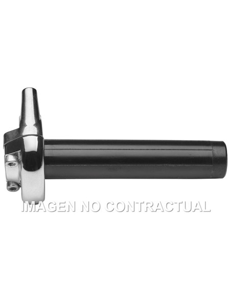 MANDO GAS DOMINO ACELERADOR RALLY CROMADO SIN PUñOS 3942.03.