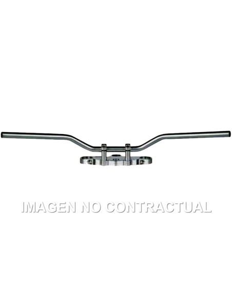 MANILLAR TRW ACERO 22 MM SUPEBIKE CONFORT CROMADO