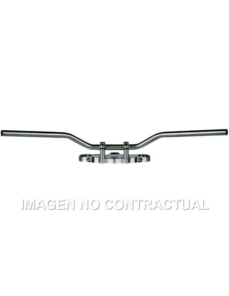MANILLAR TRW ACERO 22 MM SUPERBIKE ELEGANCE CROMADO