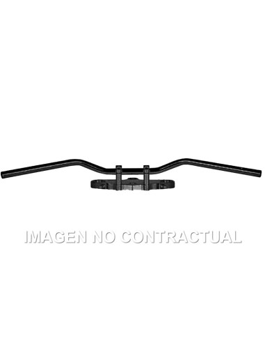 MANILLAR TRW ACERO 22 MM SUPERBIKE SPORTIVE NEGRO