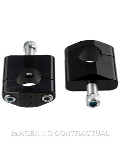 ADAPTADOR MANILLAR TRW ALUMINIO NEGRO ELEVACION 45 MM