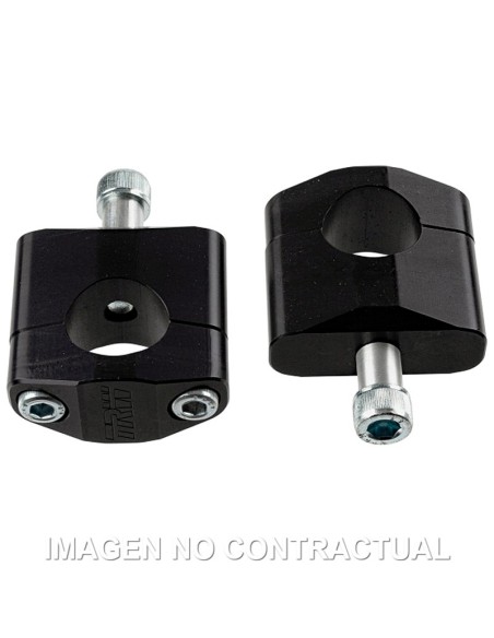 ADAPTADOR MANILLAR TRW ALUMINIO NEGRO ELEVACION 45 MM
