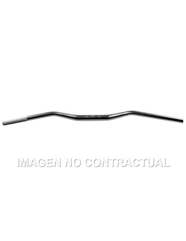 MANILLAR TRW MAXI TRAIL 28,6 MM LOW PLATEADO