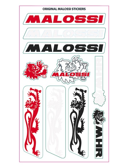 JUEGO 10 HOJAS MINI ADHESIVOS MALOSSI 8 X14 CM