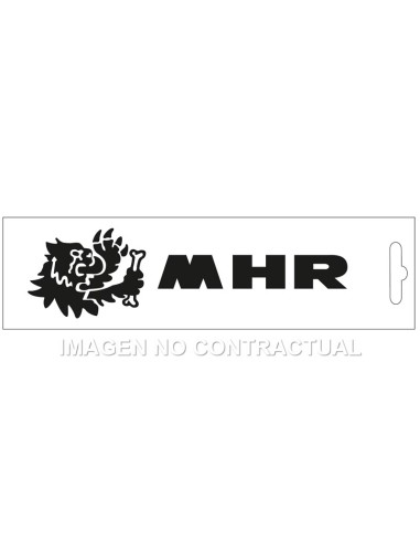 ADHESIVO MALOSSI MHR NEGRO 16 CM