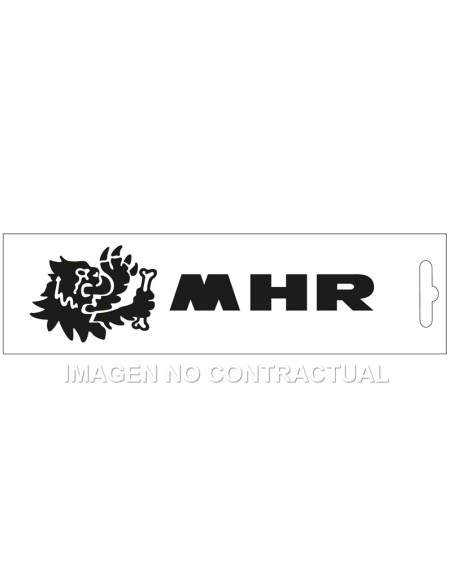 ADHESIVO MALOSSI MHR NEGRO 16 CM