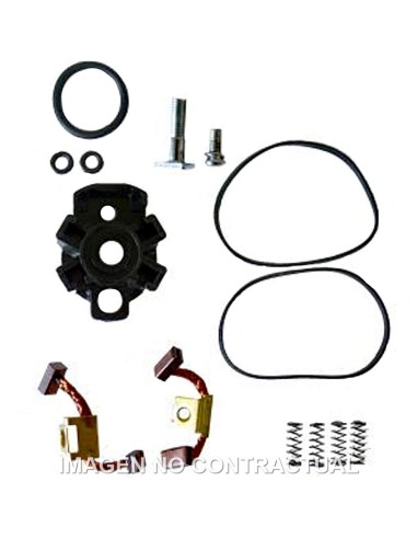 JUEGO PORTAESCOBILLAS 4 PZAS. CON SOPORTE DE PLASTICO Y MUEL