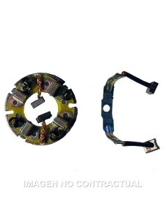 JUEGO PORTAESCOBILLAS 4 PZAS PARA MOTORES DE ARRNAQUE MITSUB