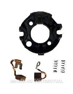 JUEGO PORTAESCOBILLAS 2 PZAS. CON SOPORTE DE PLASTICO