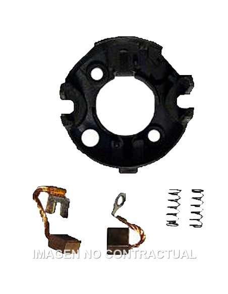 JUEGO PORTAESCOBILLAS 2 PZAS. CON SOPORTE DE PLASTICO