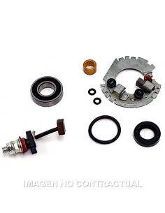 KIT REVISION MOTOR DE ARRANQUE CON PORTAESCOBILLAS - CON 2 E