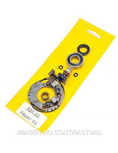 KIT REVISION MOTOR DE ARRANQUE CON PORTAESCOBILLAS - CON 2 E
