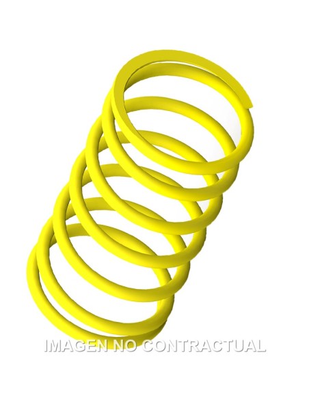 MUELLE POLEA CONDUCIDA MALOSSI AMARILLO YAMAHA