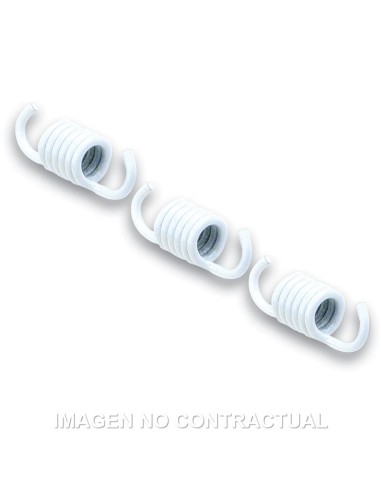 MUELLES EMBRAGUE MALOSSI BLANCOS ( JUEGO DE 3)