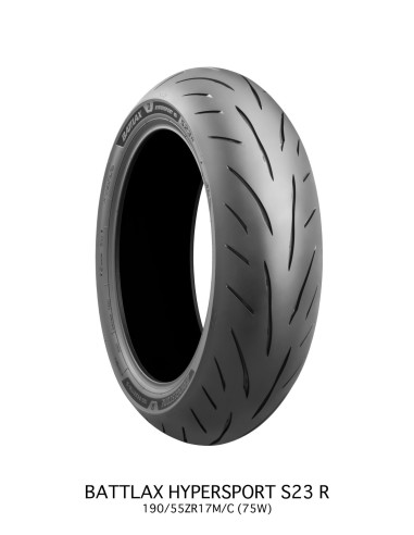 190/55R17 S23 BATLAX 75 W TL REAR