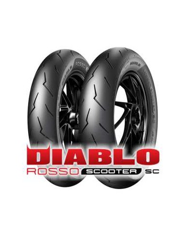 100/90 12 DIABLO ROSSO SCOOTER 64 P TL 2420 F DOT20