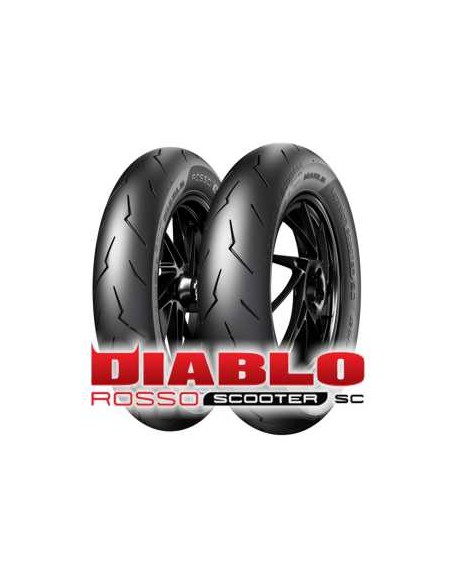 100/90 12 DIABLO ROSSO SCOOTER 64 P TL 2420 F DOT20