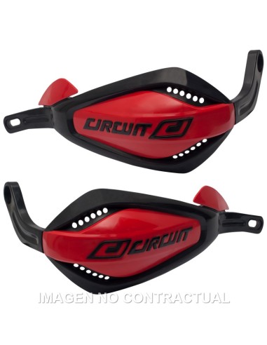 PARAMANOS CIRCUIT P4 NEGRO-ROJO