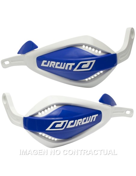 PARAMANOS CIRCUIT P4 BLANCO-AZUL