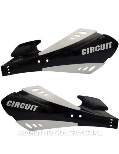 PARAMANOS CIRCUIT SX BICOMPONENTE NEGRO-BLANCO