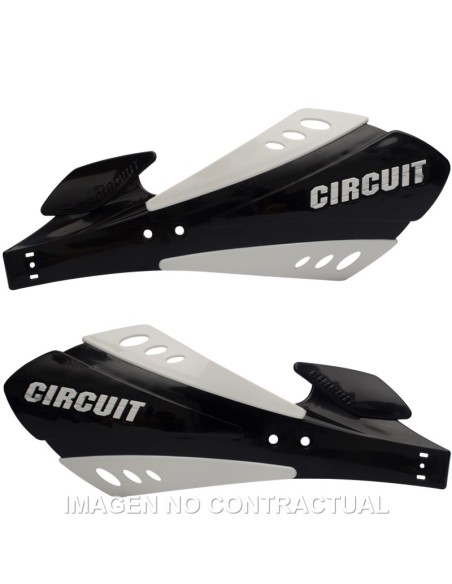 PARAMANOS CIRCUIT SX BICOMPONENTE NEGRO-BLANCO