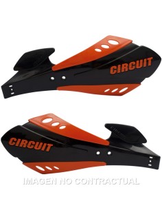 PARAMANOS CIRCUIT SX BICOMPONENTE NEGRO-NARANJA