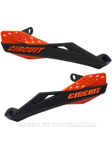 PARAMANOS CIRCUIT FENIX NYLON NEGRO-NARANJA