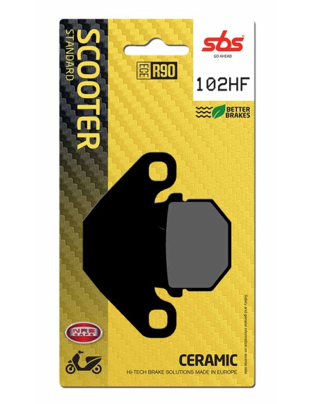 PASTILLA DE FRENO SBS P102-HF