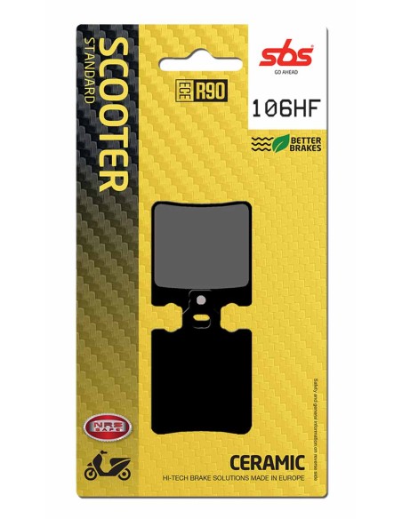 PASTILLA DE FRENO SBS P106-HF