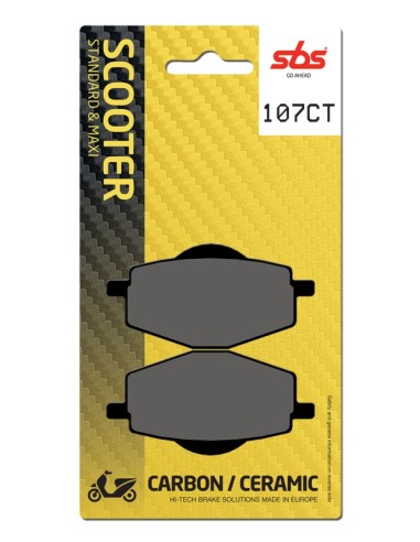 PASTILLA DE FRENO SBS P107-CT