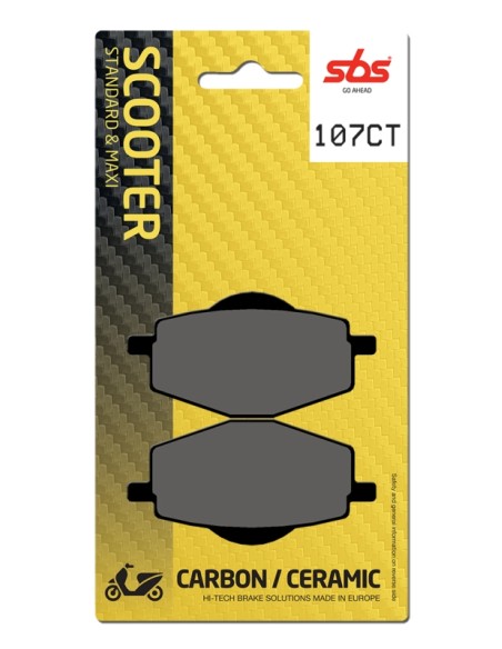 PASTILLA DE FRENO SBS P107-CT
