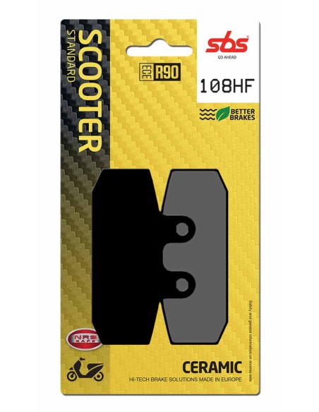 PASTILLA DE FRENO SBS P108-HF