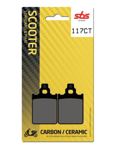 PASTILLA DE FRENO SBS P117-CT