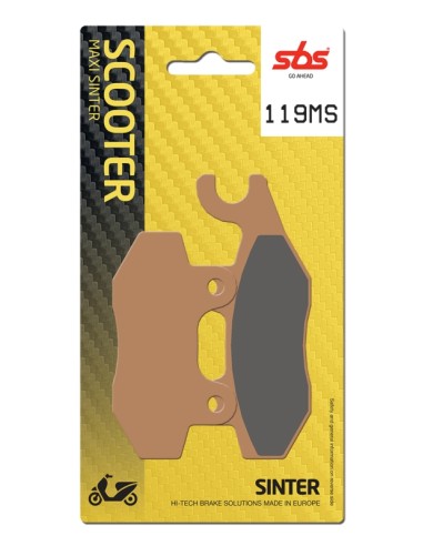 PASTILLA DE FRENO SBS P119-MS