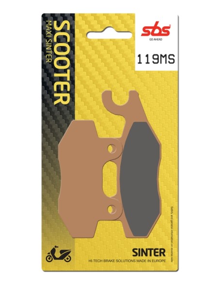 PASTILLA DE FRENO SBS P119-MS