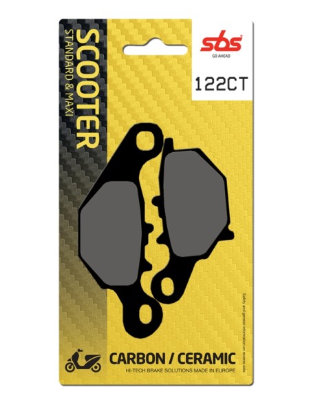 PASTILLA DE FRENO SBS P122-CT