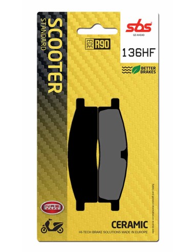 PASTILLA DE FRENO SBS P136-HF