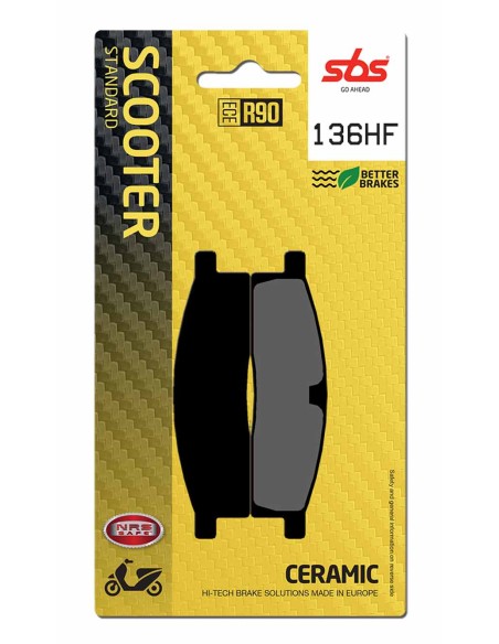 PASTILLA DE FRENO SBS P136-HF