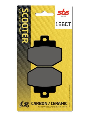 PASTILLA DE FRENO SBS P166-CT