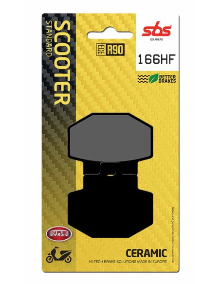 PASTILLA DE FRENO SBS P166-HF