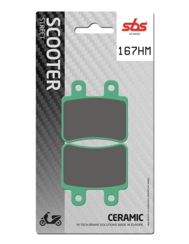 PASTILLA DE FRENO SBS P167-HM