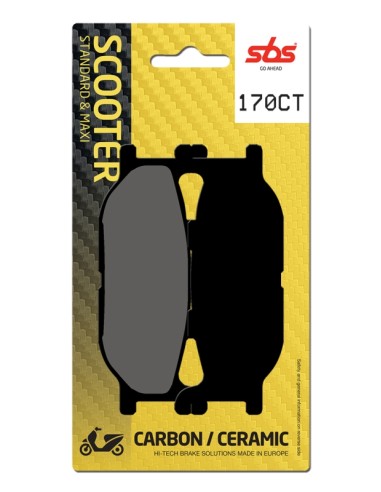 PASTILLA DE FRENO SBS P170-CT